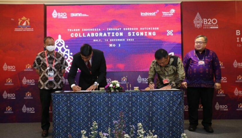 Telkom Indonesia dan Indosat Ooredoo Hutchison Berkolaborasi Mengakselerasi Pertumbuhan Ekonomi Digital Indonesia