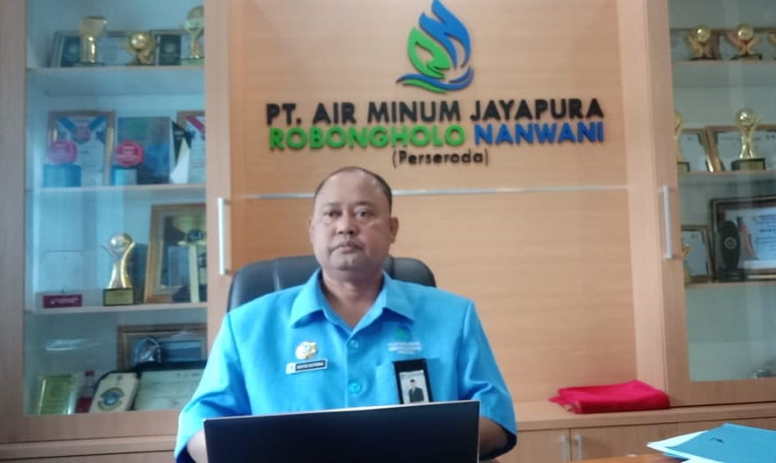 Dirut PAM Jayapura : Hanya 47 Persen Pelanggan Aktif Bayar Rekening,Bukti Masih Kurangnya Kesadaran Pelanggan Membayar Air  