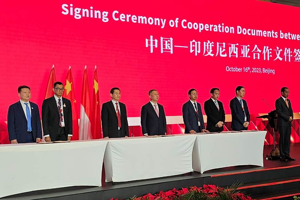 Presiden Jokowi Saksikan Kesepakatan Kerja Sama PLN dengan 9 Perusahaan di ICBF China 2023