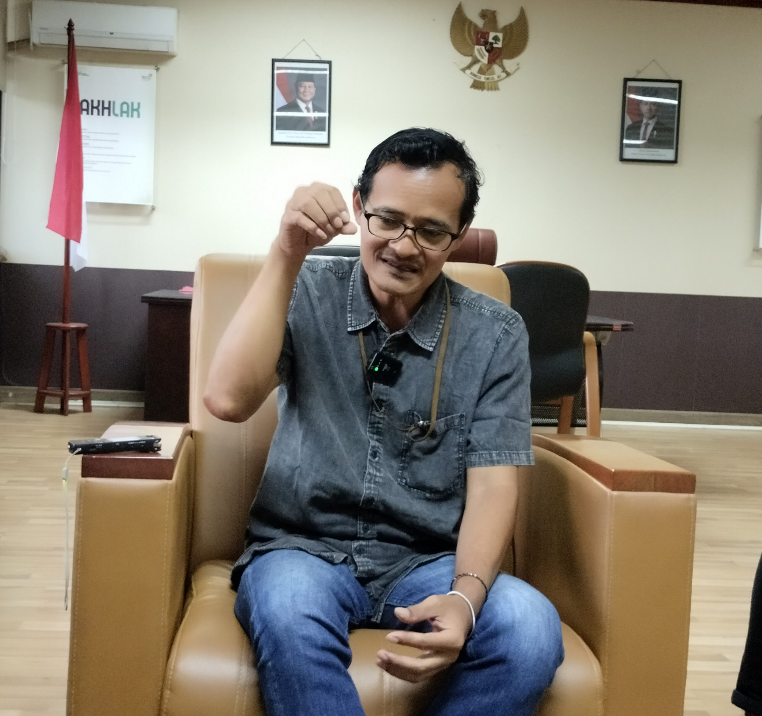 General Manager Telkom Witel Papua, Antonius Joko Sritomo. ( Foto : Muhammad Kasim )