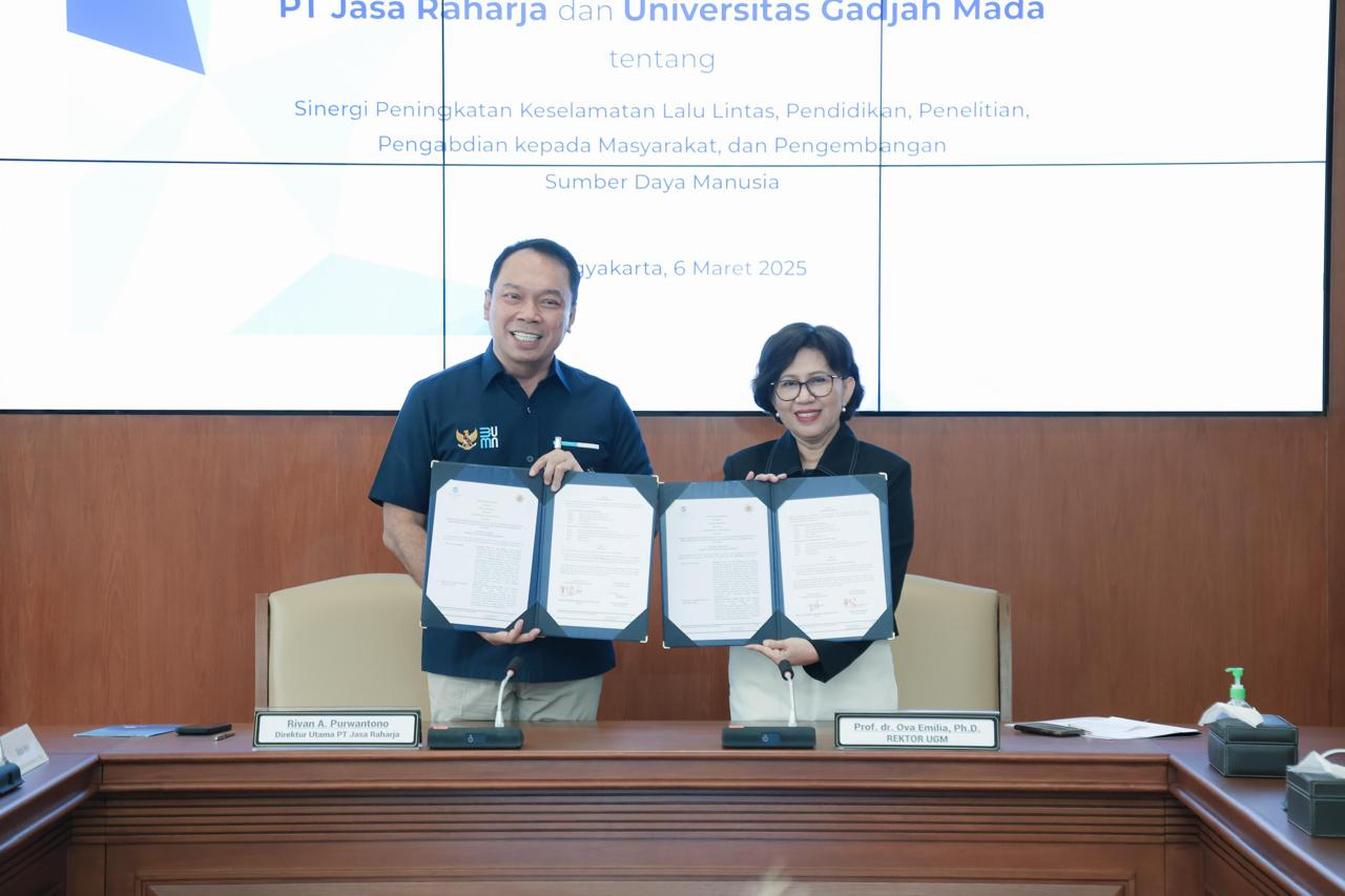 Kerja Sama Strategis PT Jasa Raharja dengan Universitas Gadjah Mada: Dari Kampus Tertib Lalu Lintas hingga Inovasi Keselamatan Transportasi