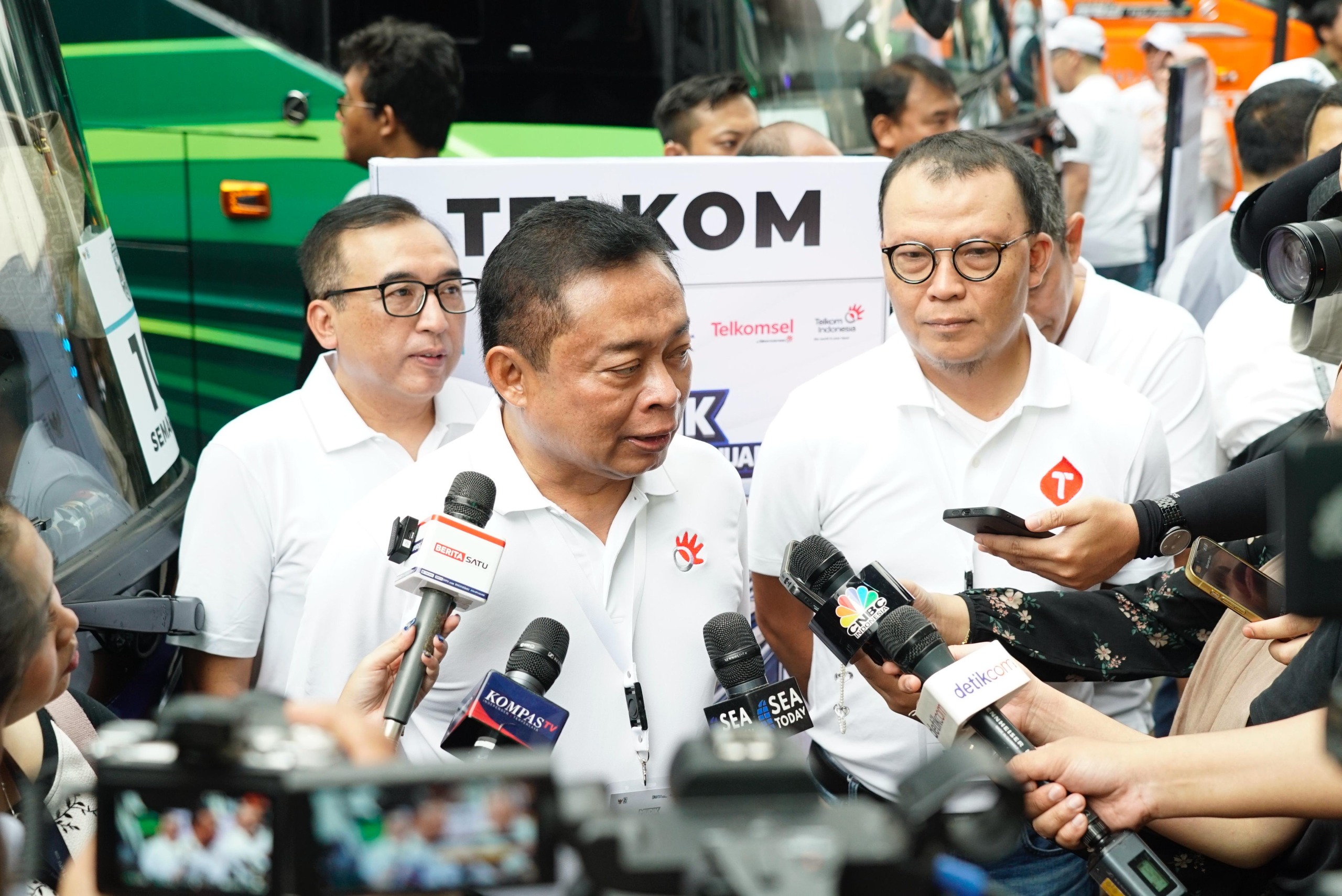 Mudik Aman Sampai Tujuan Bersama BUMN 2025: TelkomGroup Lepas Ribuan Pemudik Menuju Kampung Halaman