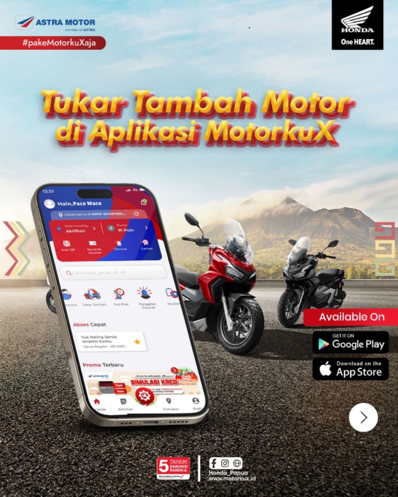 Fitur Tukar Tambah di Aplikasi Motorku X