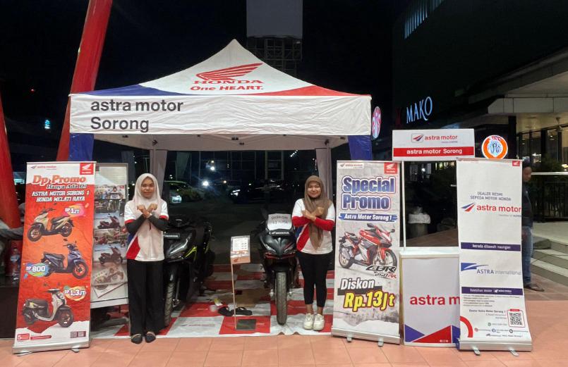 Promo Special CBR250RR di Pameran Ramayana Sorong