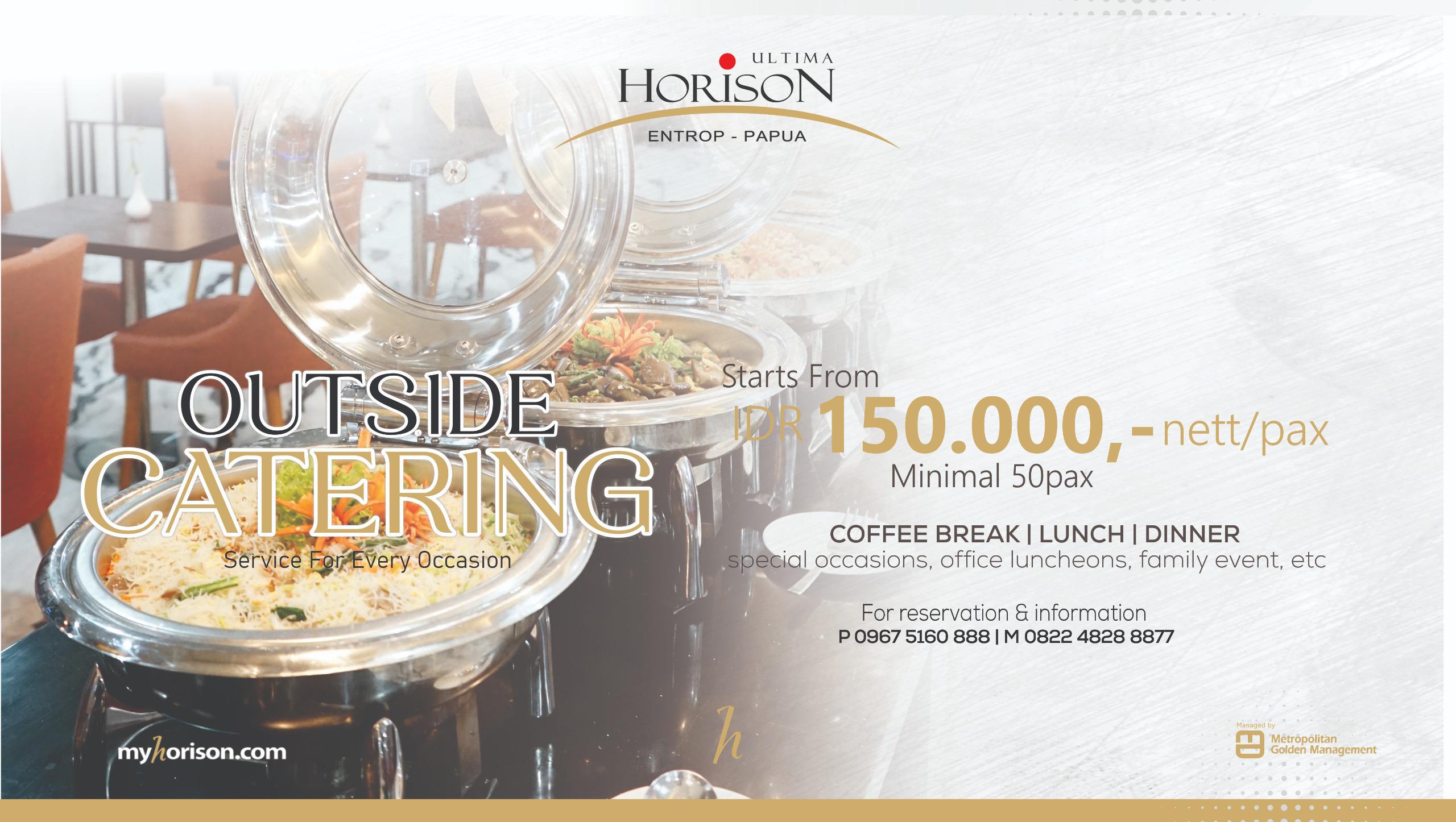Horison Ultima Entrop Papua Hadirkan Layanan Outside Catering di Jayapura